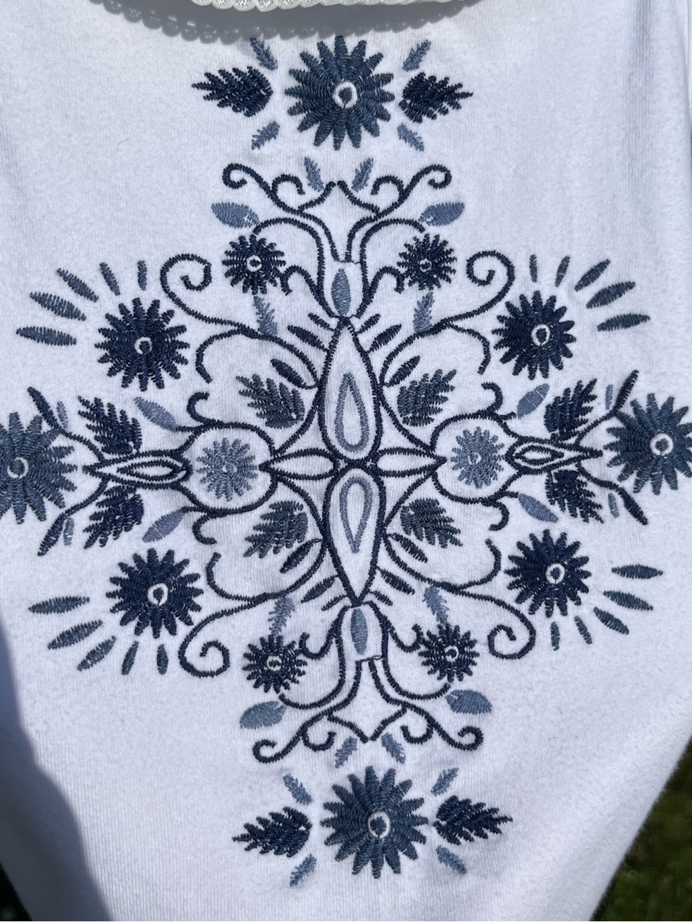 2016 Tokyo Darling White Embroidered Crop Tank Top Size M Summer Girly Boho - Picture 3 of 11